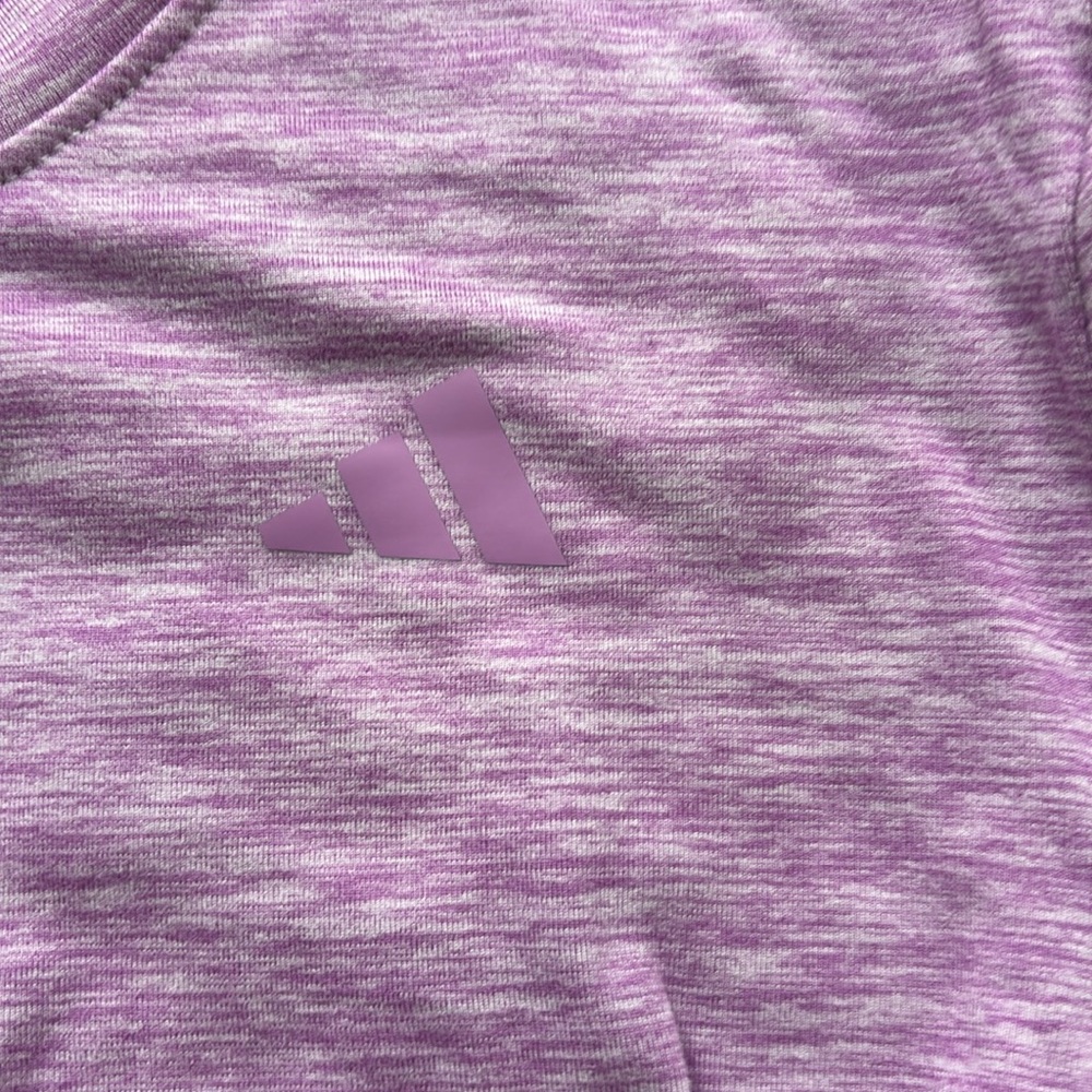 NWT Girls Adidas Purple Long Sleeve Tee - Picture 5 of 9